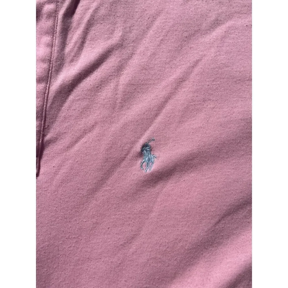 Men’s Ralph Lauren Polo Shirt Pink – Size L